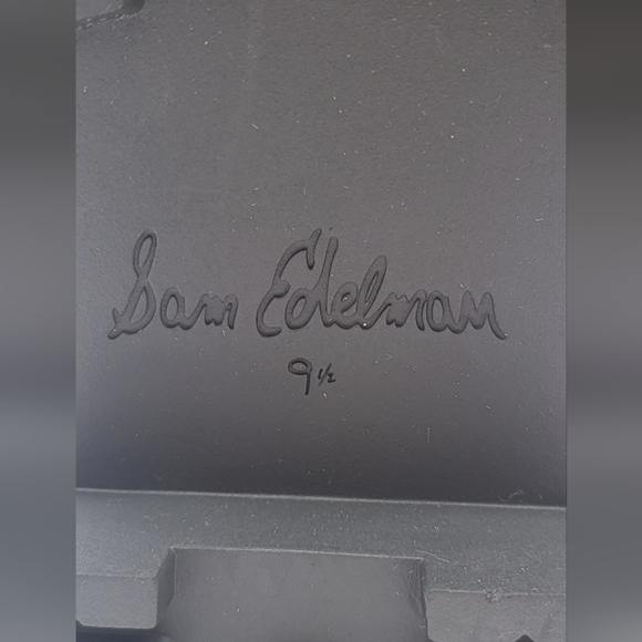 1071- Sam Edelman Laguna Chelsea Boots Sesame Color Genuine Leather Sz 9.5 NWT - Picture 10 of 12